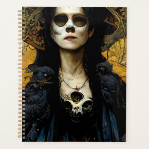 Raven Hexe 3 Fantasy Horror Goth Gothic Planer