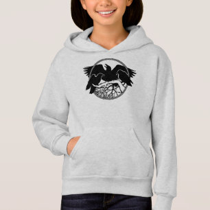 Raven Hoodie Raven Crow Art Kid's Sweatshirt