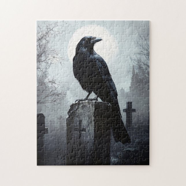 Raven im Friedhof Gothic (Vertikal)