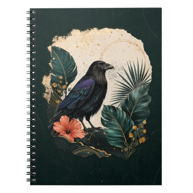 Raven in the Emerald Garden Notizblock (Vorderseite)