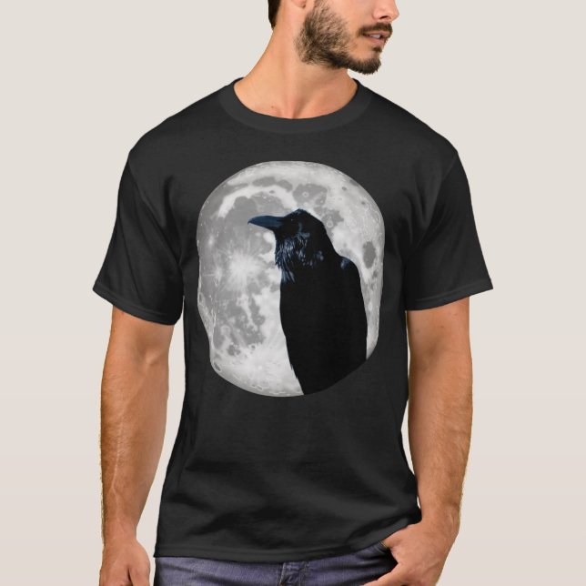 Raven in the Moon T-Shirt (Vorderseite)