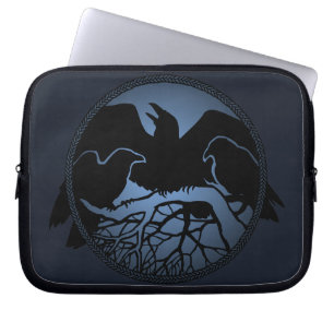 Raven Laptop Sleeve Spirit Animal Tablet Hüllen