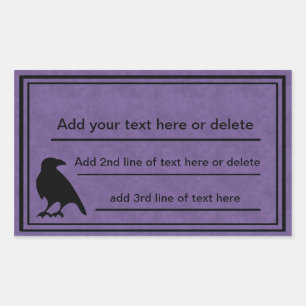 Raven Lila Template Stickers