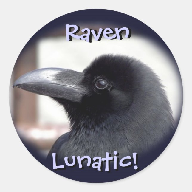 Raven Lunatic! Aufkleber (Vorderseite)