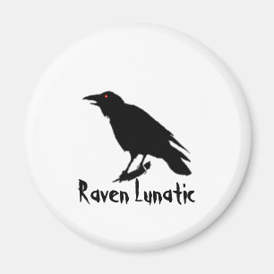 Raven Lunatic Magnet