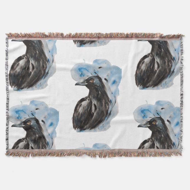 Raven Magic Harmonic Totem Harmonie Wasserfarben M Decke (Vorderseite)