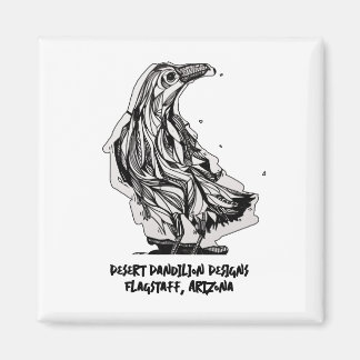 Raven Magnet par Desert Dandilion Designs