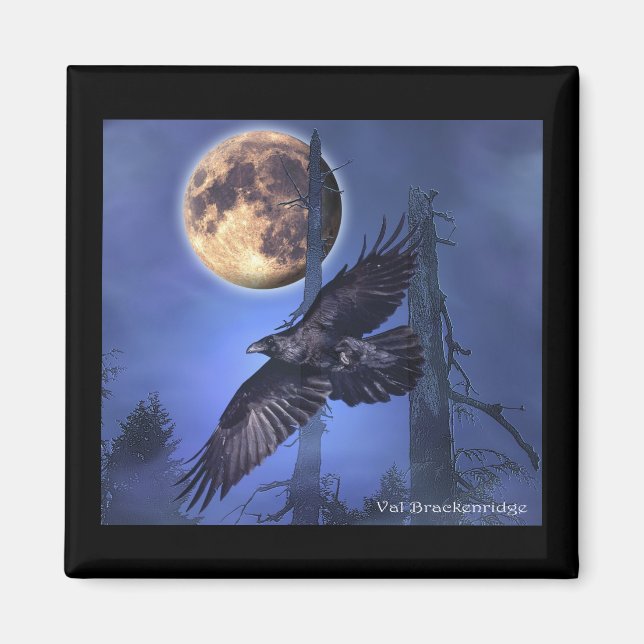 Raven Magnets Magnet (Vorne)