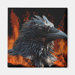 Raven Magnets Magnet