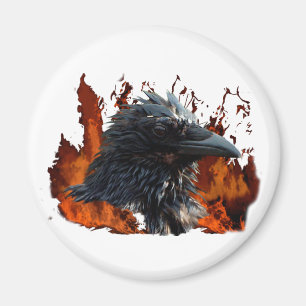 Raven Magnets Magnet