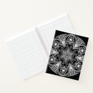 Raven Mandala Notizbuch
