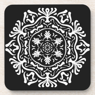Raven Mandala Untersetzer