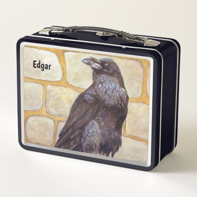 Raven Metall Brotdose (Rückseite)