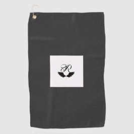 Raven Monogram - CYO - Werbe-Golf-Handtuch Golfhandtuch