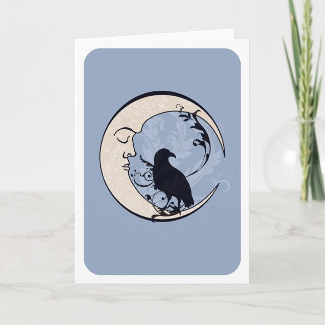 Raven Moon Card Karte (Vorderseite)