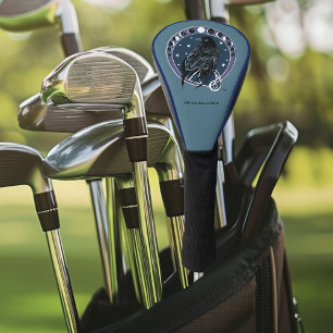 Raven Moon Phases Stars Blue Golf Headcover