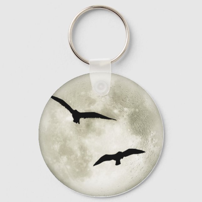 Raven Moon Schlüsselanhänger (Vorderseite)