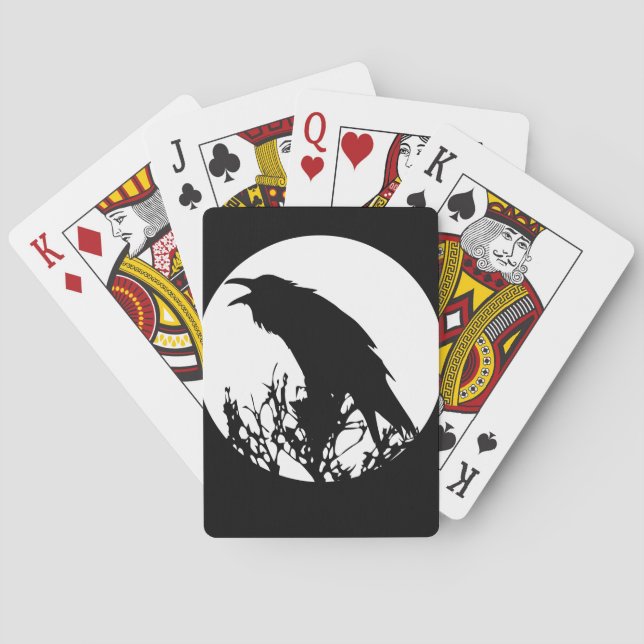 Raven Moon Spielkarten (Rückseite)