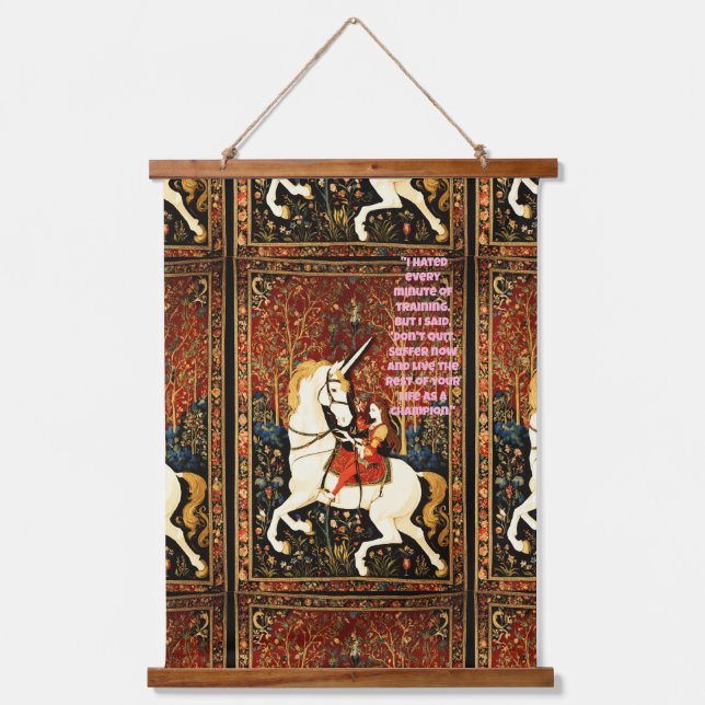 Raven & Moon Tapestry - Edgar Allan Poe Inspiriert Wandteppich Mit Holzrahmen (Vorderseite)