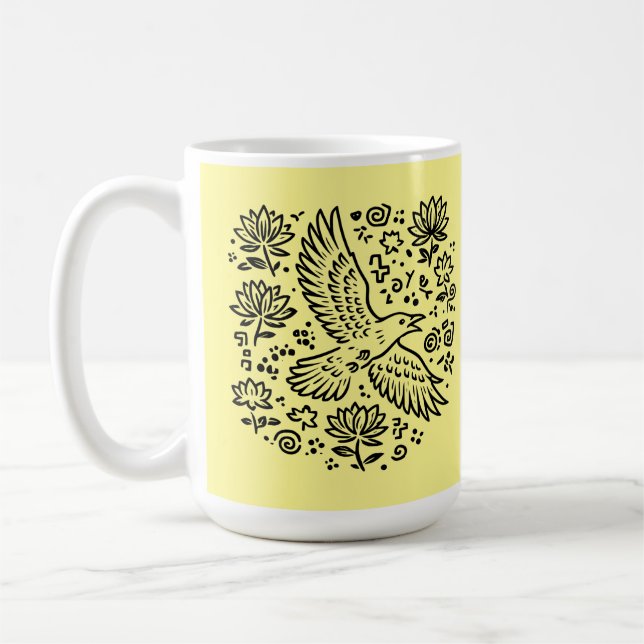 Raven of Transformation Kaffeetasse (Links)