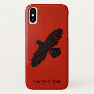 Raven on Red Case-Mate iPhone Hülle