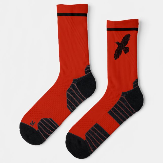 Raven on Red Socken (Links)