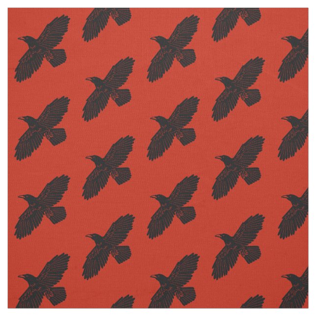 Raven on Red Stoff (Muster)