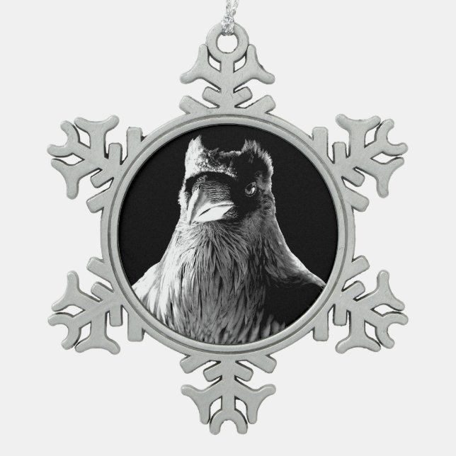 Raven Ornament Raven Weihnachtsdekorationen nach M (Vorderseite)