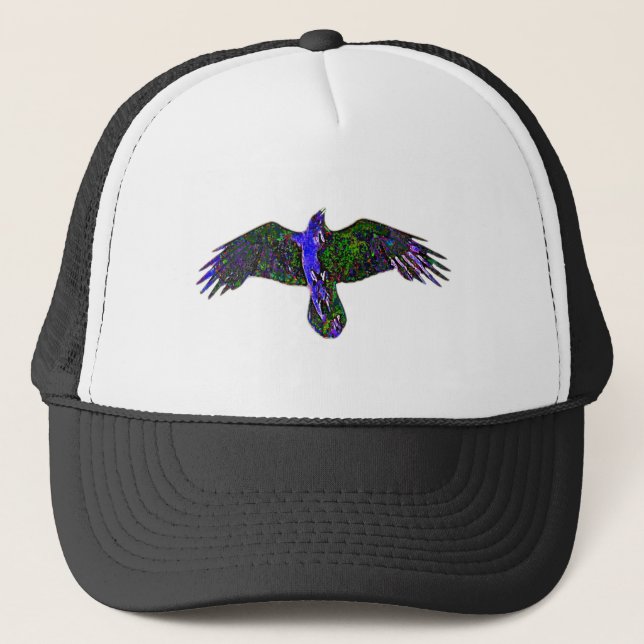 Raven Paint Truckerkappe (Vorderseite)