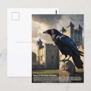 Raven Postkarte