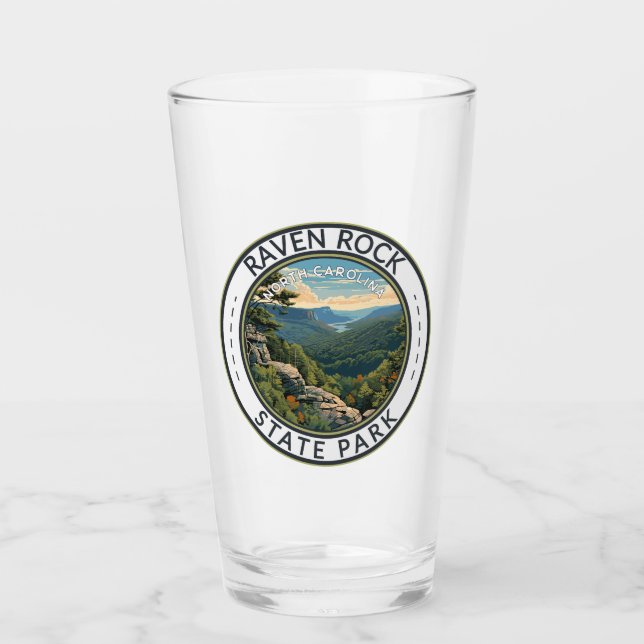 Raven Rock Staat Park North Carolina Abzeichen Glas (Vorderseite)