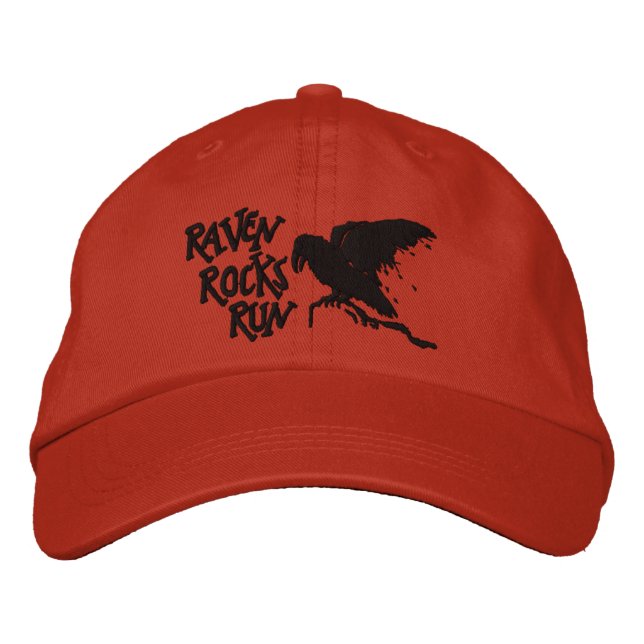 Raven Rocks Run Cap Bestickte Baseballkappe (Vorderseite)