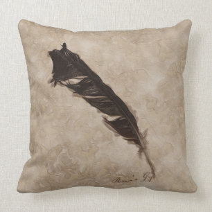 Raven’s Feather Bird-lover Crow design Kissen
