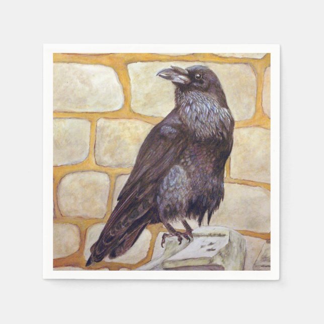 Raven Serviette (Vorderseite)