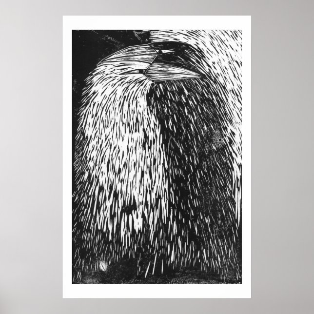 Raven Shadow Self Art Print Poster (Vorne)