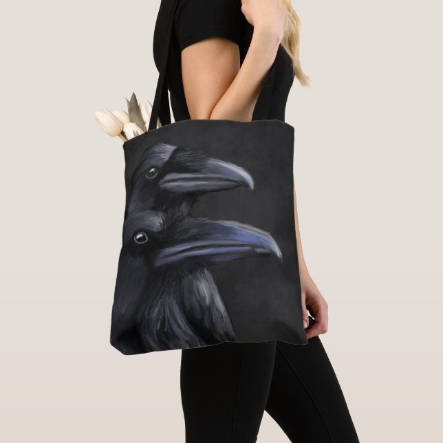 Raven Shadows: Mystisches Duo in Noir Tasche (Von Nahem)