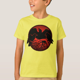 Raven Shirts Raven Crow Art Kid's Sweatshirt