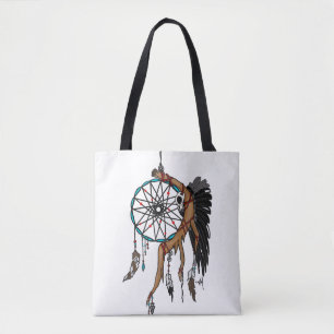 Raven Spirit Dreamcatcher Tasche