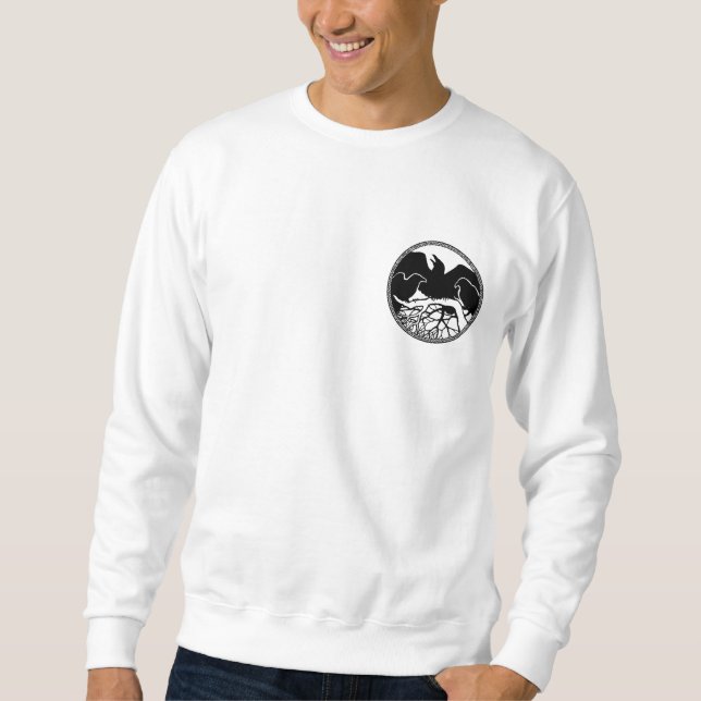 Raven Sweatshirt Unisex Raven Native Art Shirts (Vorderseite)
