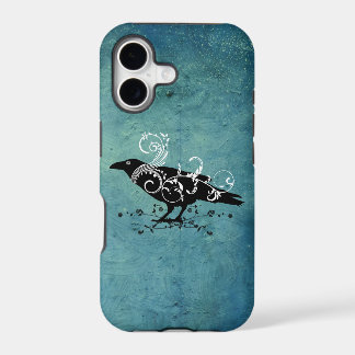 Raven & Swirls Türkis iPhone 5 Hülle