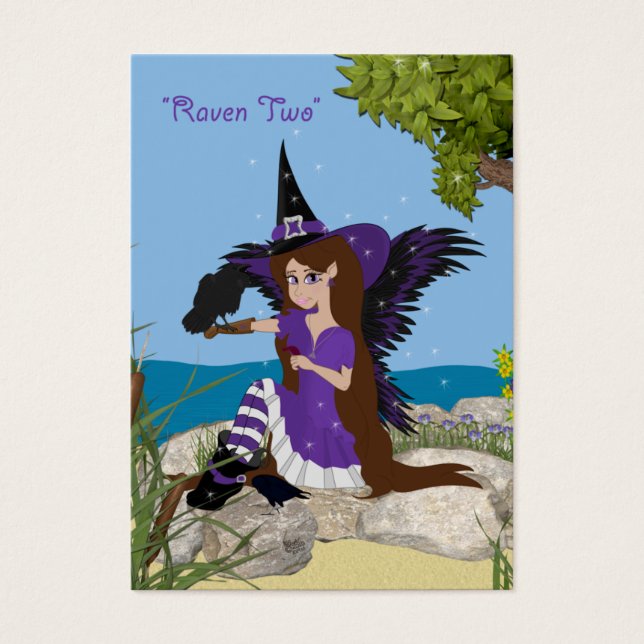 Raven Two ACEO Trading Card (Vorderseite)
