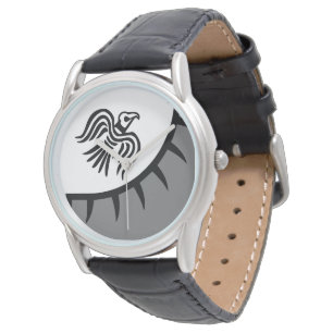 Raven Viking Banner Armbanduhr