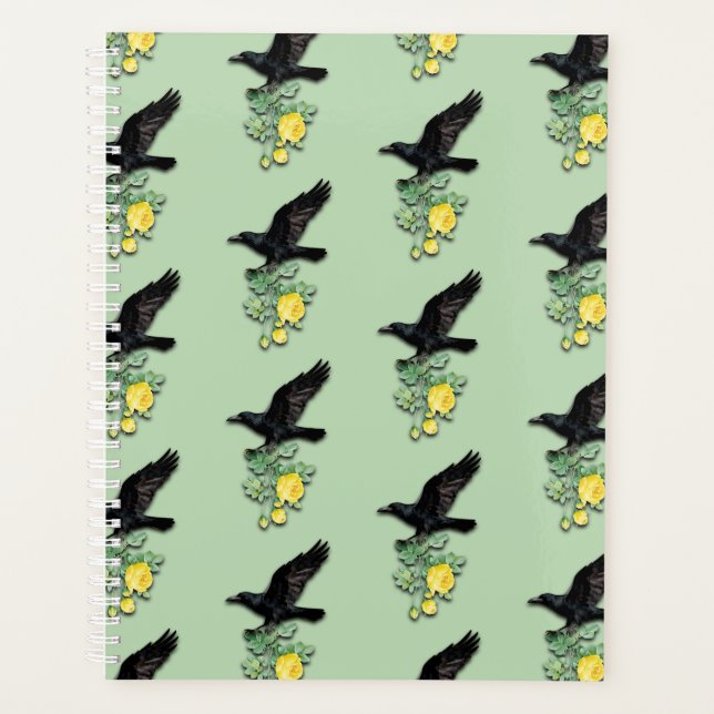 Raven with Yellow Rose Planer (Vorderseite)