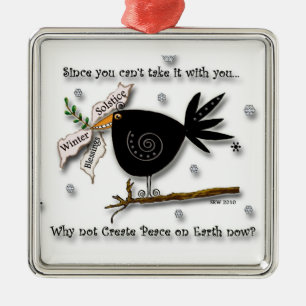 RavenBlessings Ornament Aus Metall