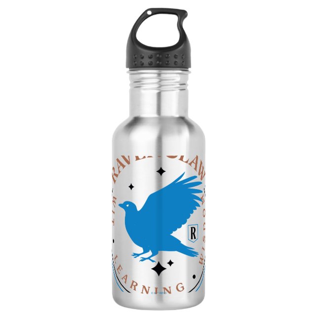 RAVENCLAW™ Blue Eagle House Pride Abzeichen Edelstahlflasche (Vorderseite)