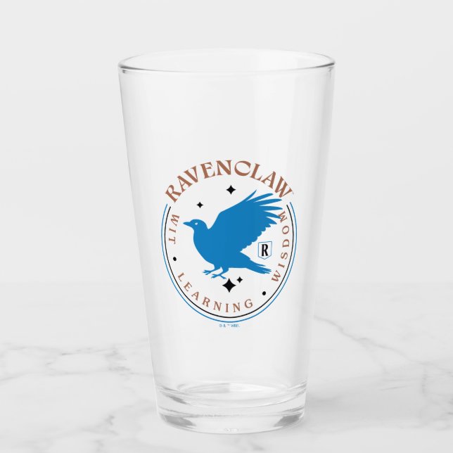 RAVENCLAW™ Blue Eagle House Pride Abzeichen Glas (Vorderseite)
