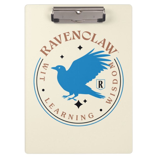 RAVENCLAW™ Blue Eagle House Pride Abzeichen Klemmbrett (Vorderseite)