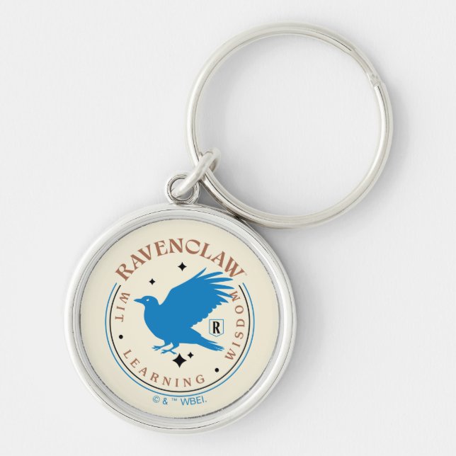RAVENCLAW™ Blue Eagle House Pride Abzeichen Schlüsselanhänger (Vorne)
