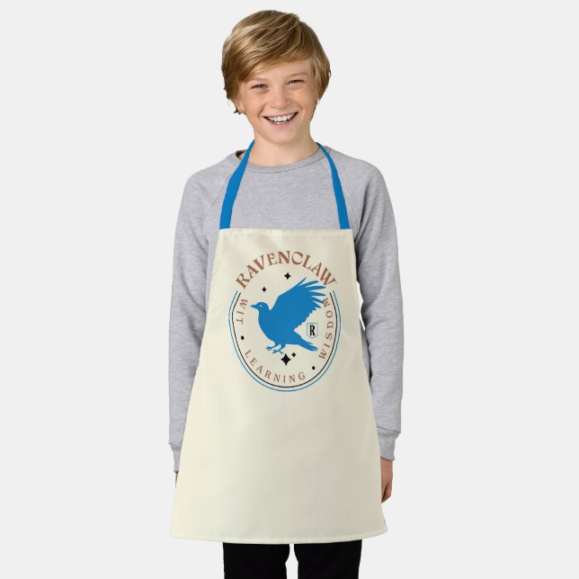 RAVENCLAW™ Blue Eagle House Pride Abzeichen Schürze (Getragen)
