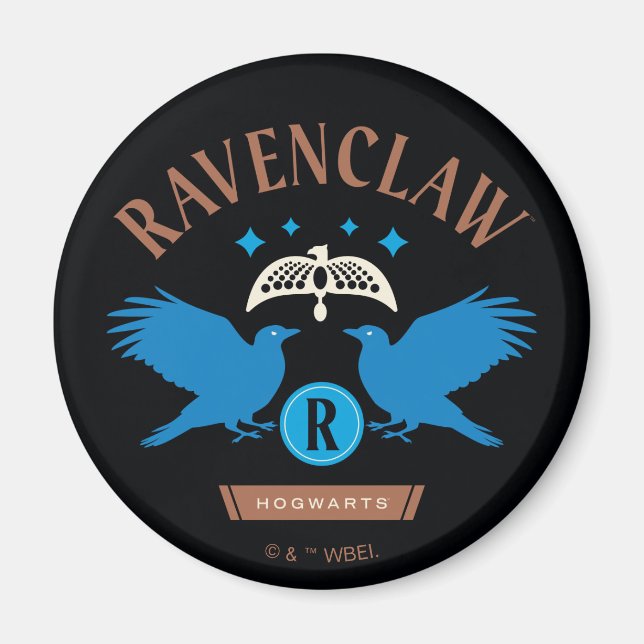 RAVENCLAW™ House Double Eagle Diadem Graphic Magnet (Vorne)